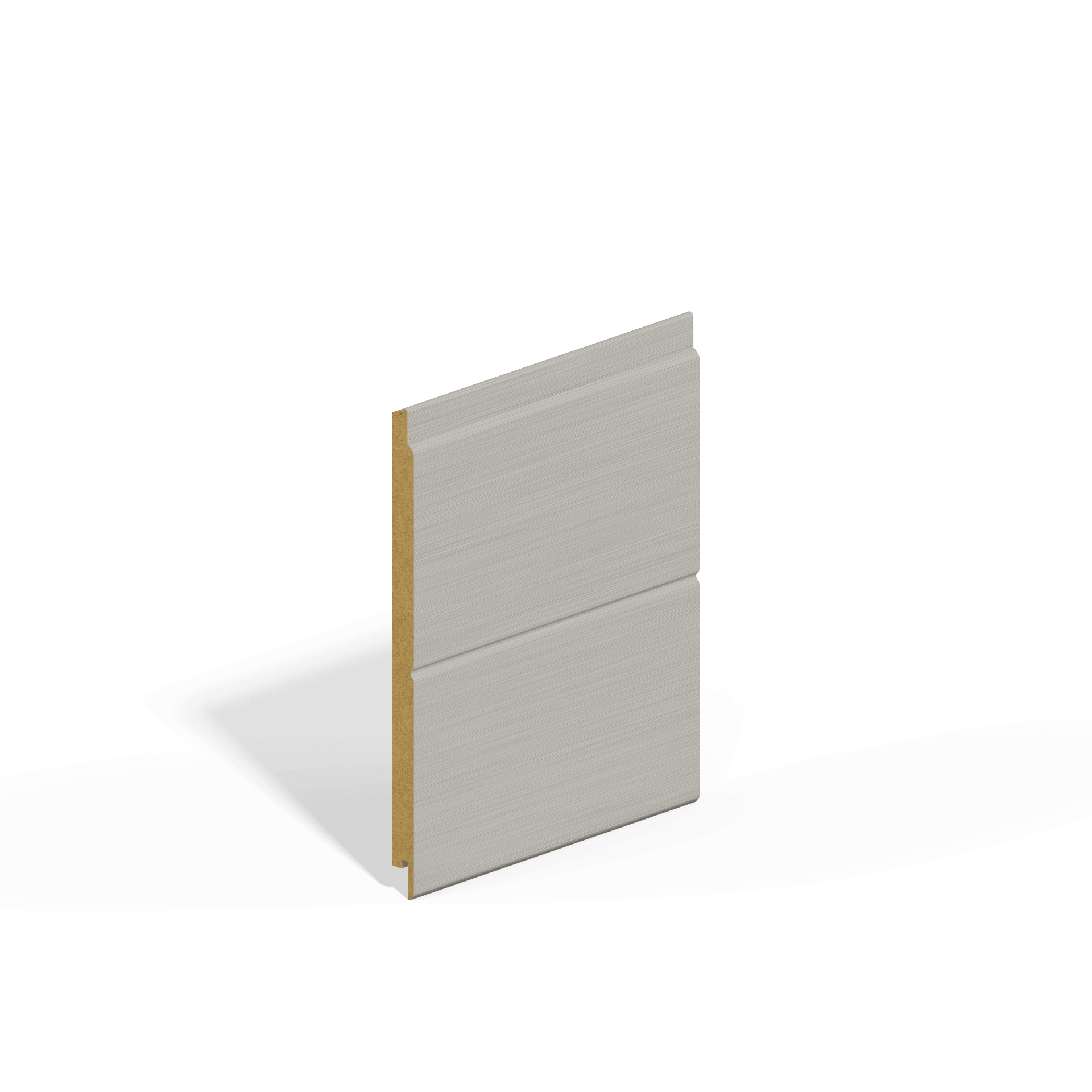 Double Tongue andamp; Groove MDF Cladding - 194mm x 4.88mtr Grey Primed