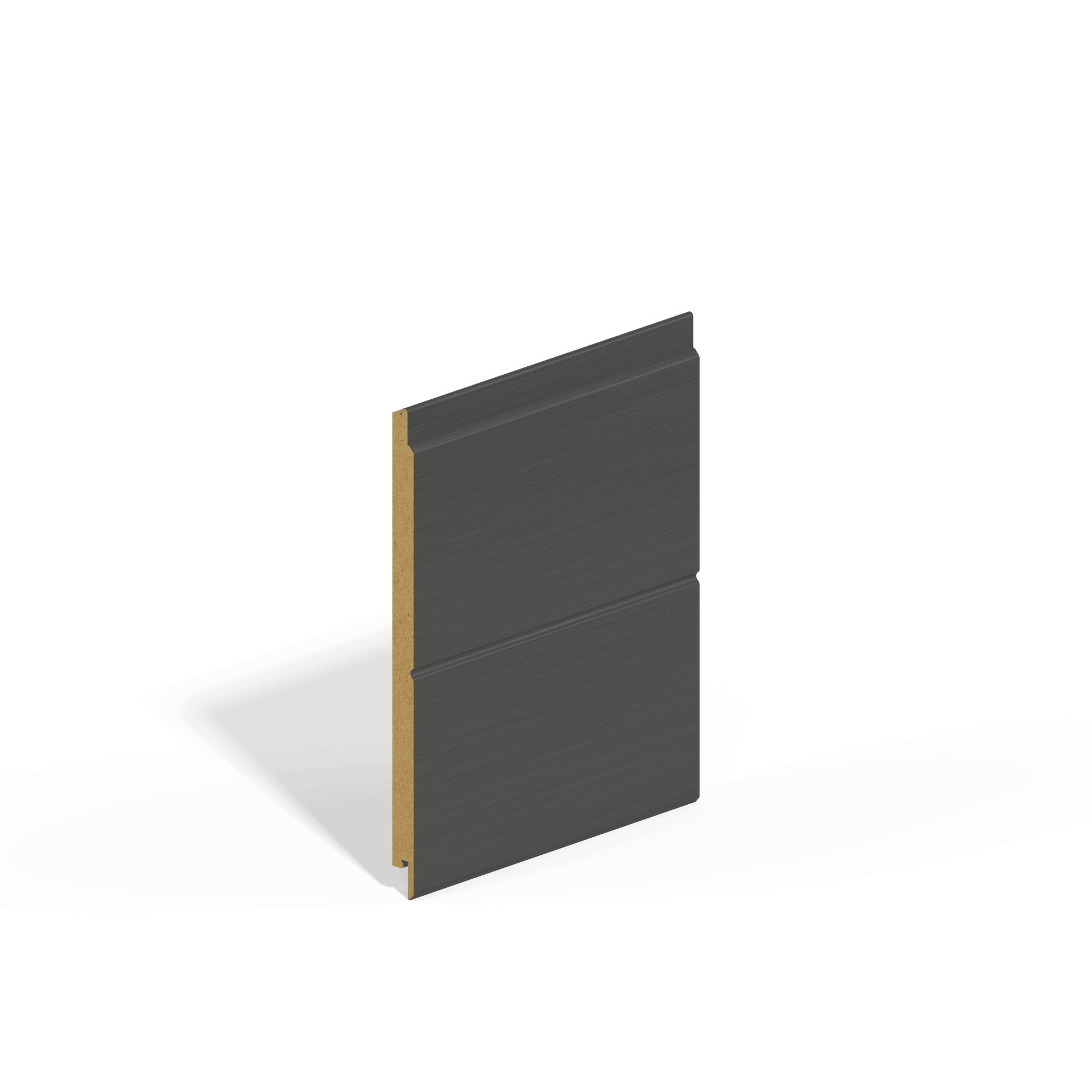 Double Tongue andamp; Groove MDF Cladding - 194mm x 4.88mtr Anthracite Grey