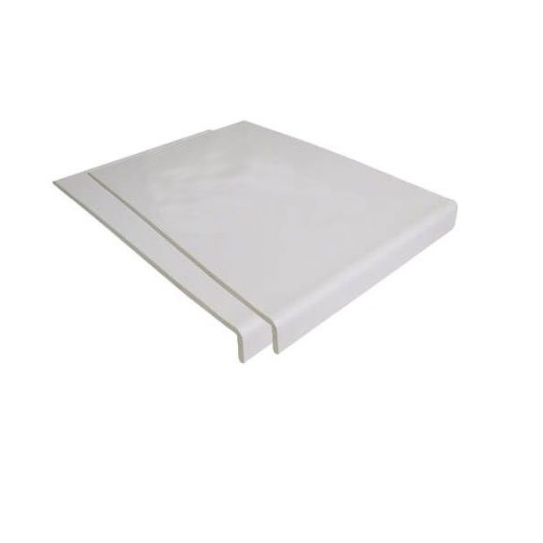 100mm White Fascia Capping Board - 9mm x 5mtr - Pack of 2