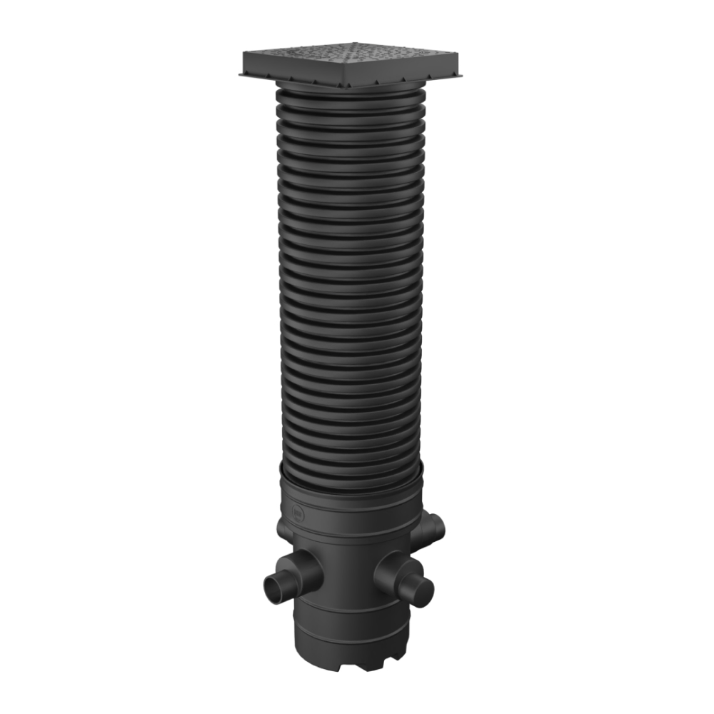 Catchpit Chamber Set - 450mm Diameter x 2410mm Height For 110mm andamp; 160mm Pipe with 110mm andamp; 160mm Inlets
