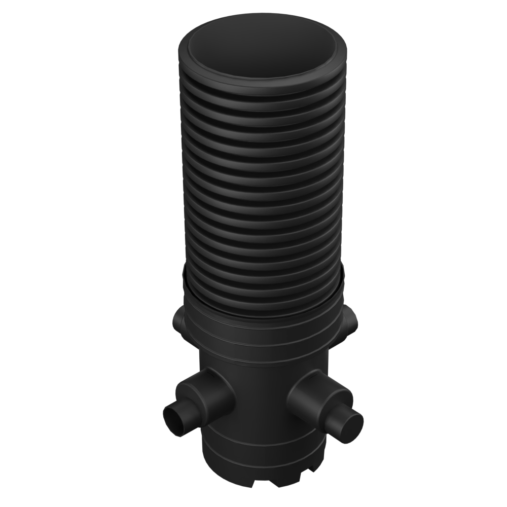 Catchpit Chamber Set - 600mm Diameter x 1450mm Height For 150mm andamp; 225mm Twinwall with 150mm andamp; 225mm Inlets