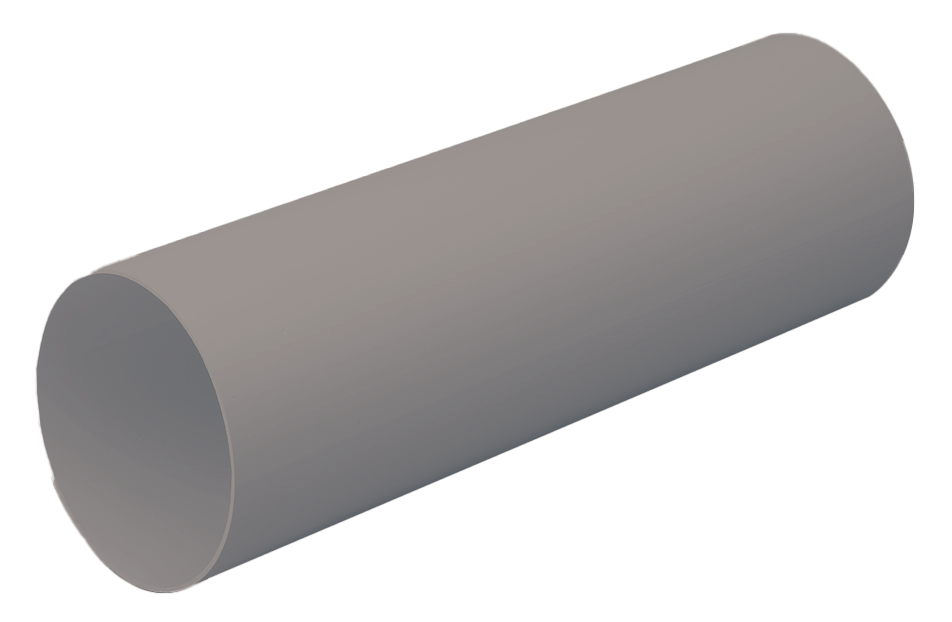 Easipipe Round Ventilation Duct - 150mm x 2mtr