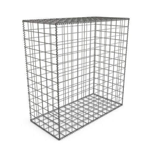 3mm Welded Wire Mesh Gabion Baskets - 1000mm x 1000mm x 300mm Galvanised