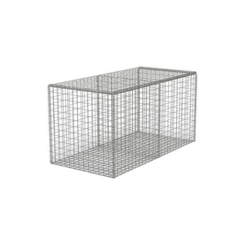 4mm Welded Wire Mesh Gabion Baskets - 2000mm x 1000mm x 1000mm Galvanised