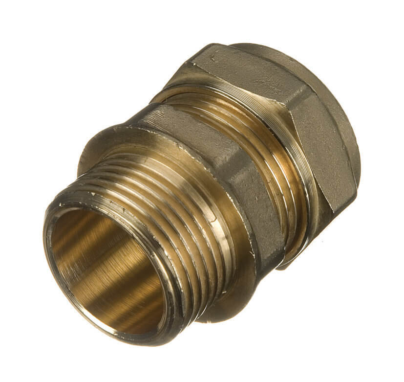Compression Male Iron Adaptor - 22mm x 3/4andquot;