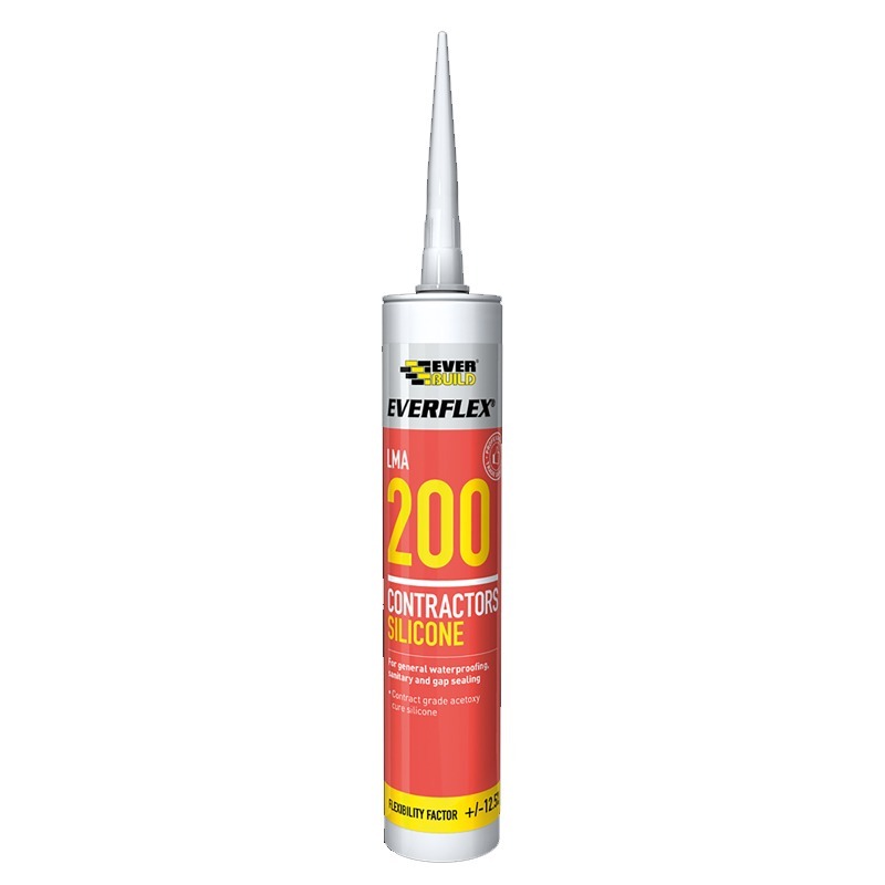 Silicon 200 Contractors Lma - 300ml Black