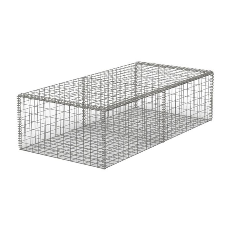 4mm Welded Wire Mesh Gabion Baskets - 2000mm x 1000mm x 300mm Galvanised