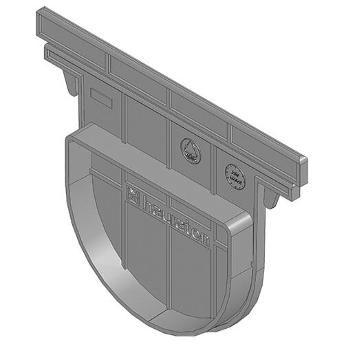 Channel Drainage End Cap Closed Fibretec