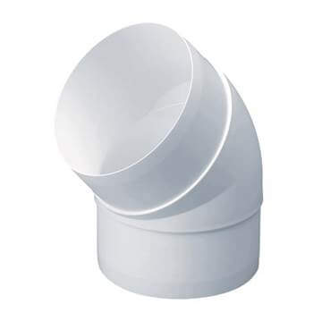 Monsoon Round Ventilation Duct Elbow - 45 Degree x 125mm