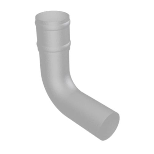 Cast Aluminium Round Downpipe Bend - 92.5 Degree x 63mm PPC