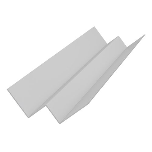 Fibre Cement Cladding Aluminium Internal Corner - 3mtr Pearl Grey