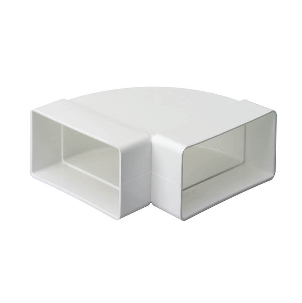 Monsoon Rectangular Ventilation Duct Horizontal Elbow - 220mm x 90mm
