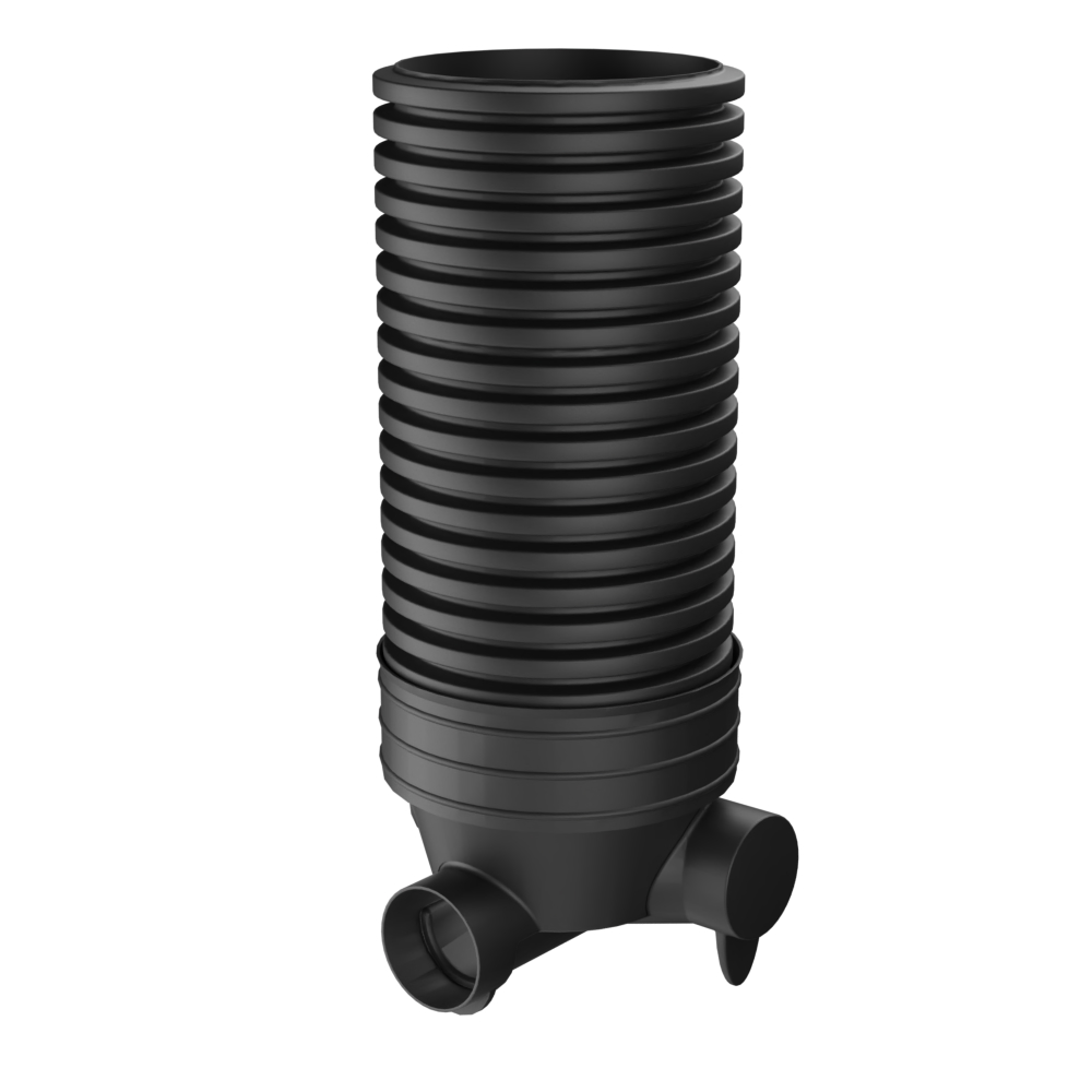 Inspection Chamber Set - 450mm Diameter x 1560mm Depth with 150mm Channel andamp; 150mm Inlets