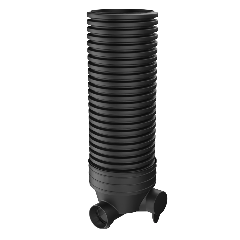 Inspection Chamber Set - 450mm Diameter x 2020mm Depth with 150mm Channel andamp; 150mm Inlets