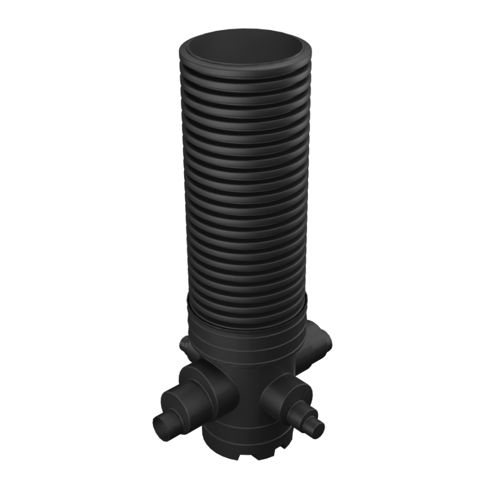 Catchpit Chamber Set - 600mm Diameter x 1945mm Height For 160mm/225mm andamp; 300mm Pipe with 110mm/160mm andamp; 225mm Inlets