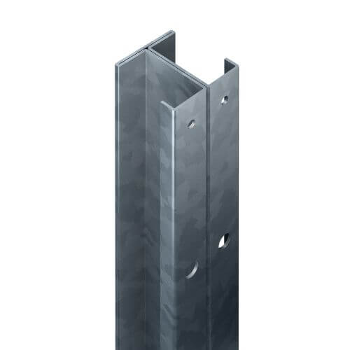 Durapost Commercial Fencing Post - 4000mm Galvanised
