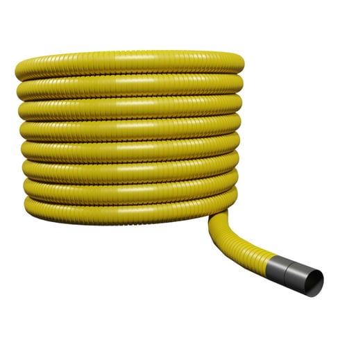 Flexi Underground Ducting Unperforated Gas - 110mm (O.D.) x 50mtr Yellow Coil