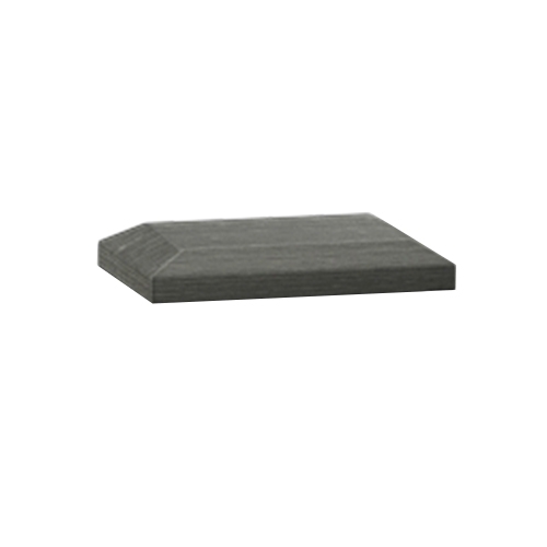 Composite Balustrade Post Cap Square andamp; Bevelled - 115mm x 50mm Charcoal