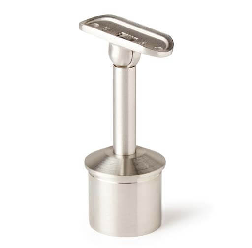Stainless Steel Balustrade Handrail Spigot Saddle Adjustable - 48.3mm Diameter