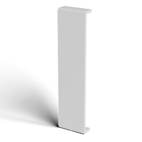 Freefoam White 410Mm Fascia Capping Box End Board - 10Mm X 1.25Mtr