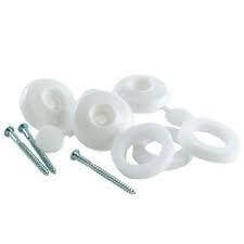PolyX Fixing Buttons - for 10mm Polycarbonate Sheets White - Box of 10