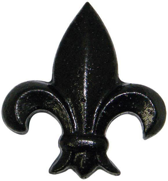 FloPlast Cast Iron Effect Gutter Motif Fleur-De-Lis - Large