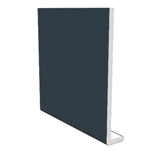 200mm Anthracite Grey Woodgrain Fascia Capping Board - 10mm x 5mtr