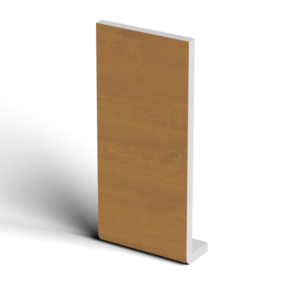 225mm Golden Oak Fascia Capping Board - 10mm x 5mtr - Pack of 2