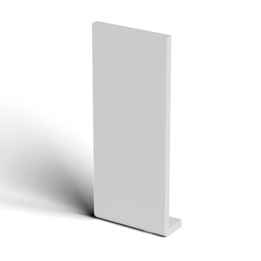 Freefoam White 250Mm Fascia Capping Board - 10Mm X 5Mtr