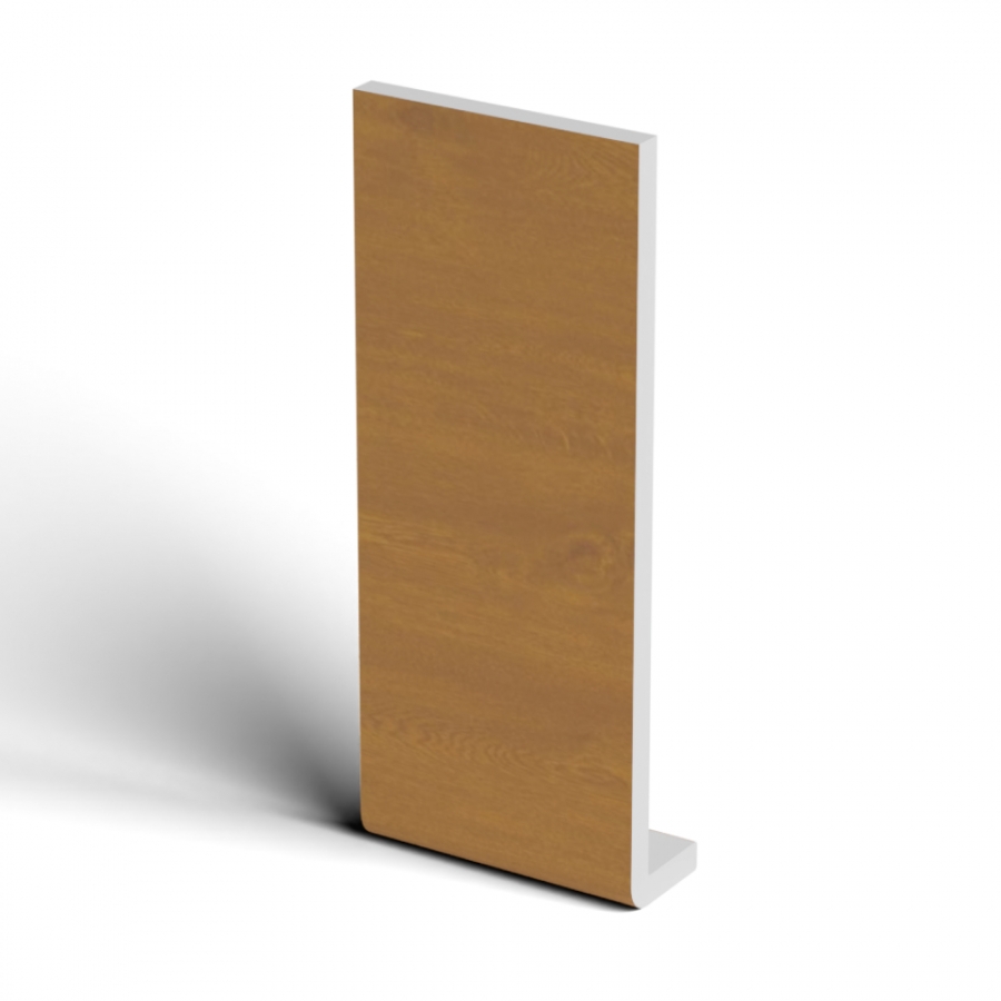 Freefoam Golden 250Mm Oak Fascia Capping Board - 10Mm X 5Mtr - Pack Of 2