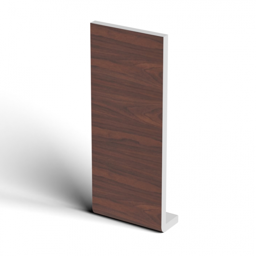 Freefoam White 250Mm Rosewood Fascia Capping Board - 10Mm X 5Mtr