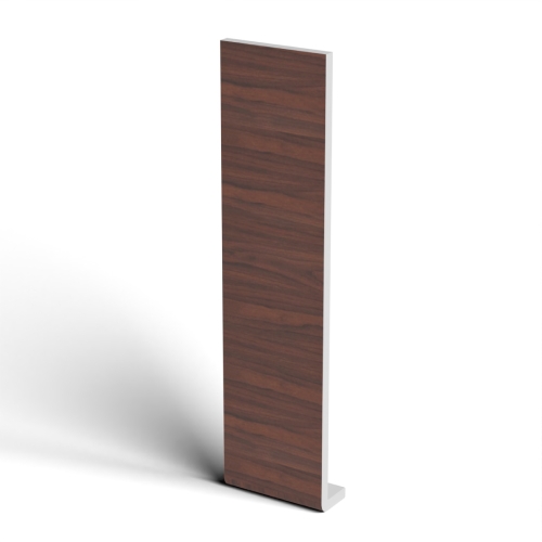 Freefoam 400Mm Rosewood Fascia Capping Box End Board - 10Mm X 1.25Mtr