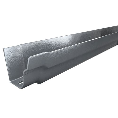 Cast Iron Moulded Ogee Gutter - 125mm x 1829mm Primed