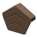 Dry Verge Ridge Cap Angled - Brown