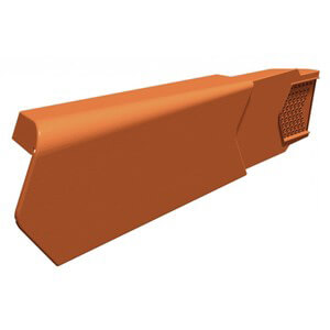 Dry Verge Unit Right Hand - Terracotta
