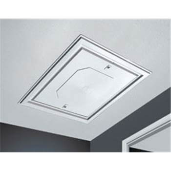 Loft Access Door Push Up Part L - 562mm x 562mm White Textured Finish