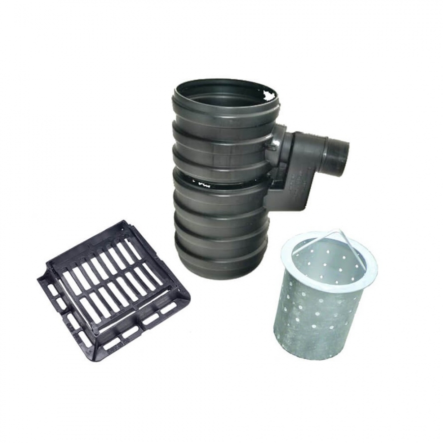 Pbsl Group Yard Gully Set With Silt Bucket And Ductile Iron Grating - 12.5 Tonne X 300Mm Diameter