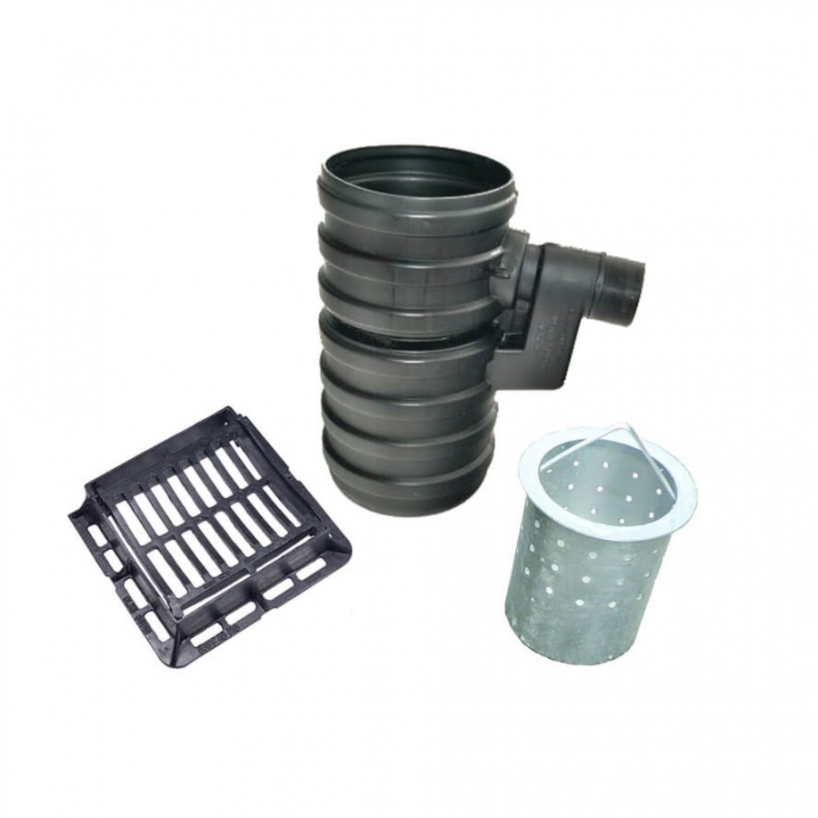 Pbsl Group Yard Gully Set With Silt Bucket And Ductile Iron Grating - 25 Tonne X 300Mm Diameter