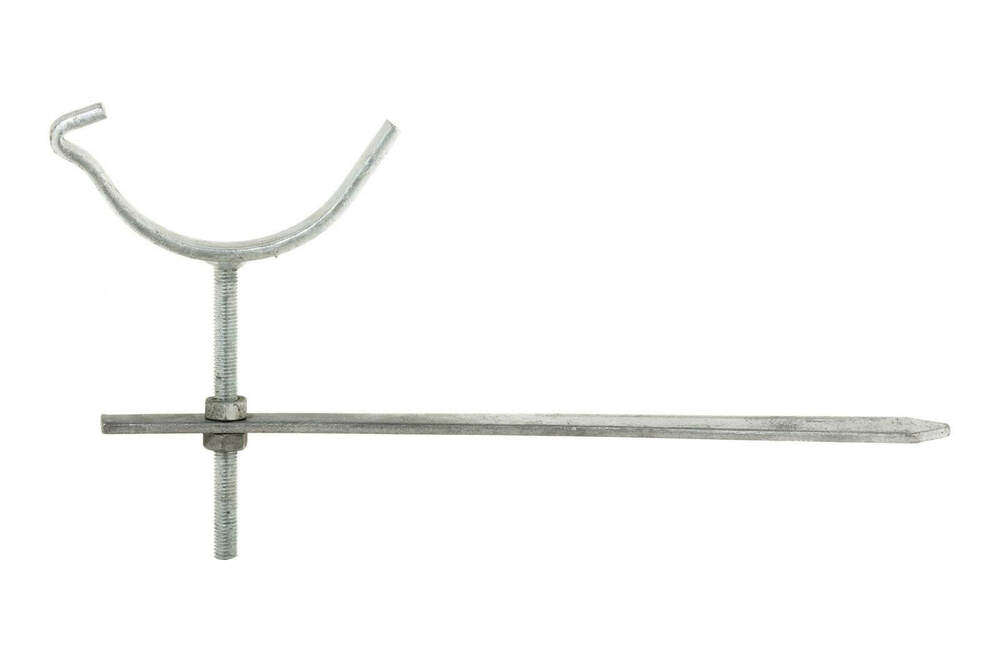 Cast Iron Beaded Half Round Gutter Rise andamp; Fall Bracket - 115mm Galvanised