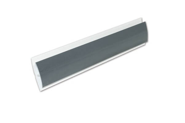 Hollow Soffit H Trim - 5mtr Anthracite Grey Woodgrain