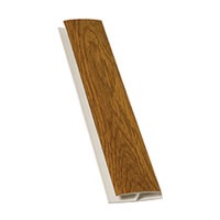 Hollow Soffit H Trim - 5mtr Golden Oak