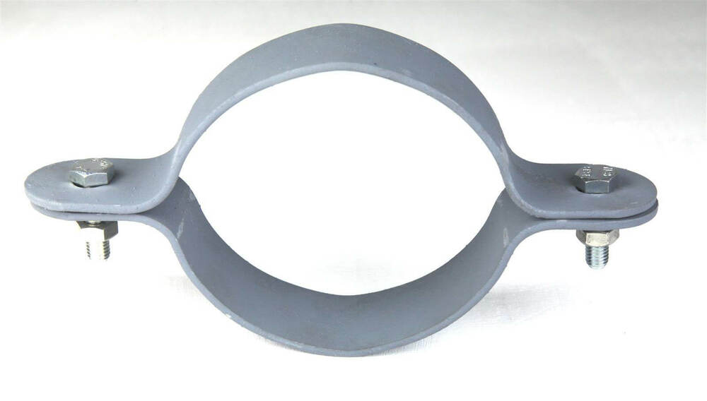 Hargreaves Halifax Halifax Cast Iron Drain/Soil Band Clip Zinc Plated Split - 150Mm