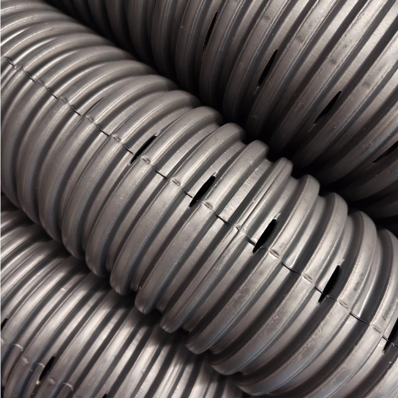 Pbsl Group Perforated Land Drain - 80Mm (O.d.) X 25Mtr Coil