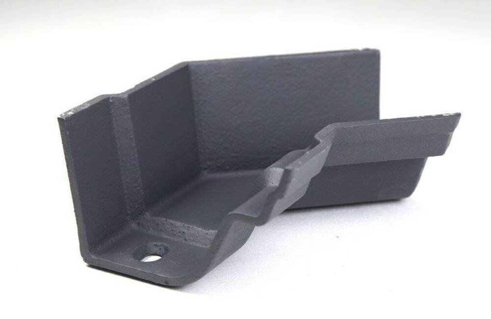 Cast Iron Notts Ogee Gutter Internal Angle - 135 Degree x 115mm Primed