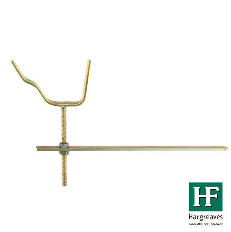 Cast Iron Notts Ogee Gutter Rise andamp; Fall Bracket - 115mm Galvanised