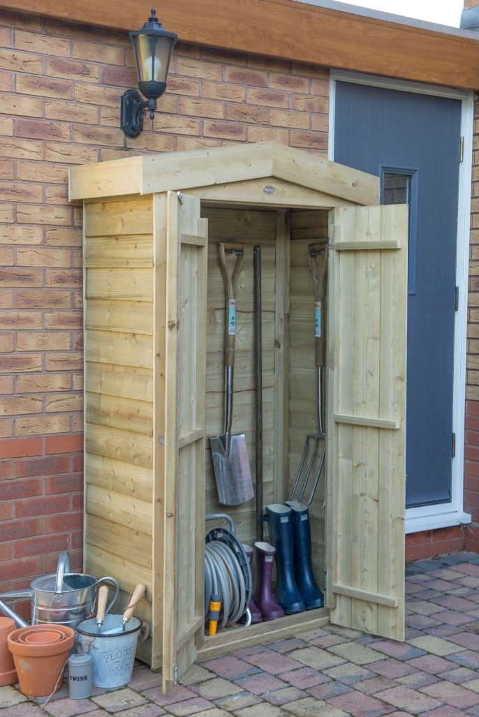 Pressure Treated Apex Tall Garden Store - 6and#039; x 3and#039;6andquot;