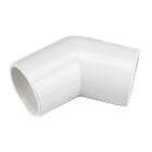 Floplast White Overflow Bend - 135 Degree X 21.5Mm