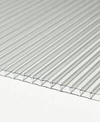 PolyX Polycarbonate Sheet Twinwall - 10mm x 1500mm x 3mtr Clear