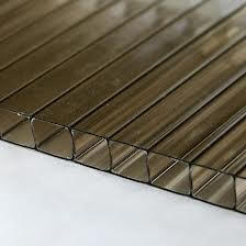 PolyX Polycarbonate Sheet Twinwall - 10mm x 600mm x 3mtr Bronze