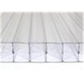 PolyX Polycarbonate Sheet Multiwall - 35mm x 1050mm x 3mtr Clear